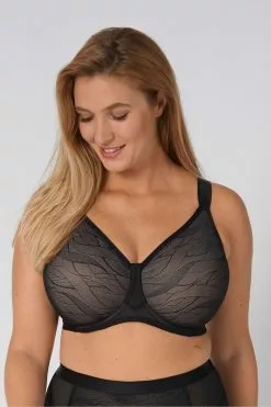 Triumph Black Airy Sensation Minimiser Bra