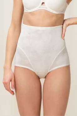 Triumph White Wild Rose Sensation Highwaist Panty Briefs