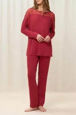 Triumph Red Pyjama Set