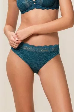 Triumph Green Amourette 300 Tai Briefs