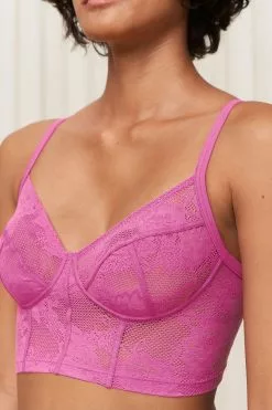 Triumph Pink Smart Deco Bustier Bra