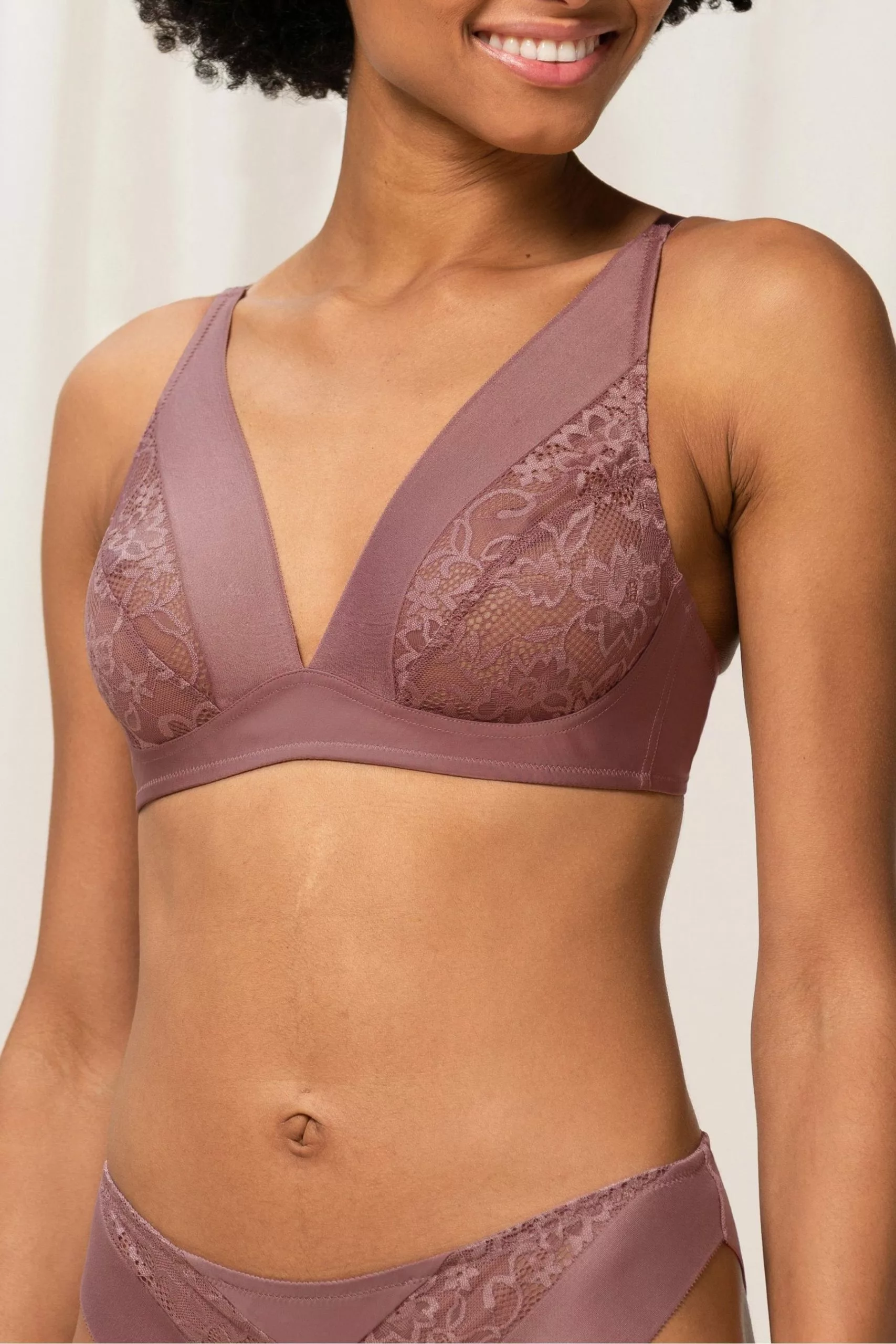 Triumph Brown Vivid Spotlight Non Wired Bra 1 Triumph Brown Vivid Spotlight Non Wired Bra