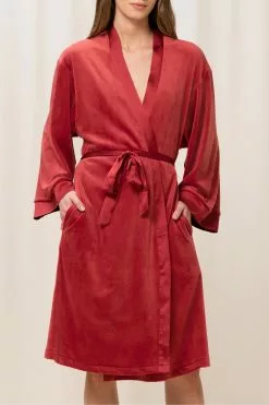 Triumph Red Velour Robe
