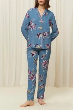 Triumph Blue Boyfriend Pyjama Set