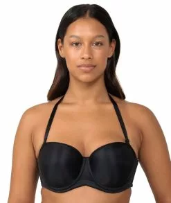 Triumph Beautiful Silhouette Strapless Convertible Bra - Black -Triumph Shop triumph beautiful slhouette strapless covertible black 2