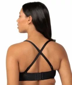 Triumph Beautiful Silhouette Strapless Convertible Bra - Black -Triumph Shop triumph beautiful slhouette strapless covertible black 4