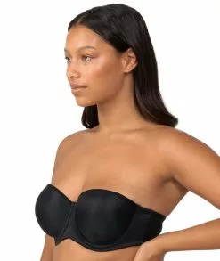 Triumph Beautiful Silhouette Strapless Convertible Bra - Black -Triumph Shop triumph beautiful slhouette strapless covertible black 5