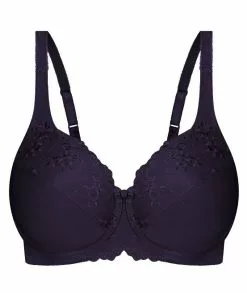Triumph Embroidered Minimiser Bra 2 Pack - Blueberry/Stardust -Triumph Shop triumph embroidered minimiser bra 2 pack blueberry stardust 12
