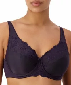 Triumph Embroidered Minimiser Bra 2 Pack - Blueberry/Stardust -Triumph Shop triumph embroidered minimiser bra 2 pack blueberry stardust 3