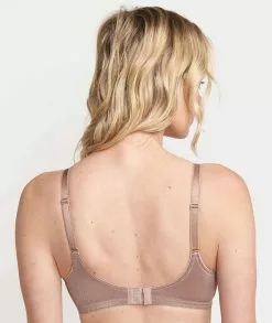 Triumph Embroidered Minimiser Bra 2 Pack - Lilac/Chocolate Mousse -Triumph Shop triumph embroidered minimiser bra 2 pack lilac chocolate mousse3