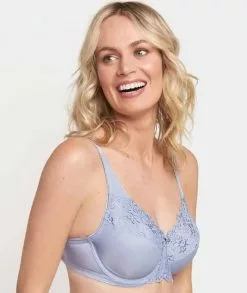 Triumph Embroidered Minimizer Bra - Silver Shadow 5 Triumph Embroidered Minimizer Bra - Silver Shadow -Triumph Shop triumph embroidered minimizer bra silver shadow1