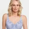 Triumph Embroidered Minimizer Bra - Silver Shadow