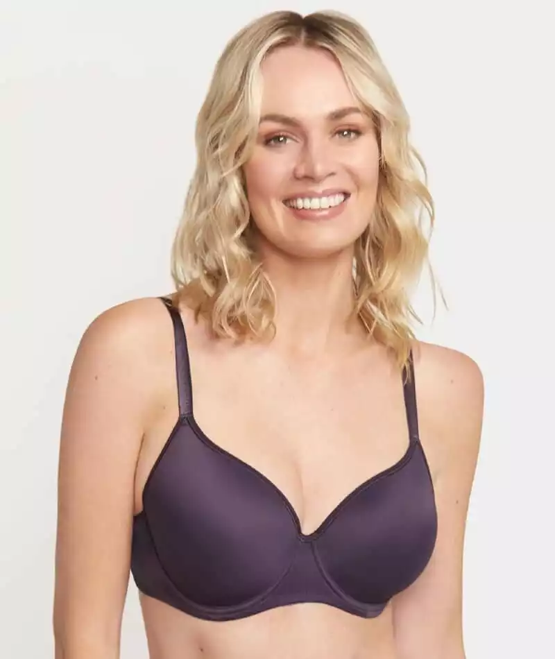 Triumph Gorgeous Luxury T-Shirt 2 Pack Bra - Tea Rose/Dark Grey 2 Triumph Gorgeous Luxury T-Shirt 2 Pack Bra - Tea Rose/Dark Grey - Image 2