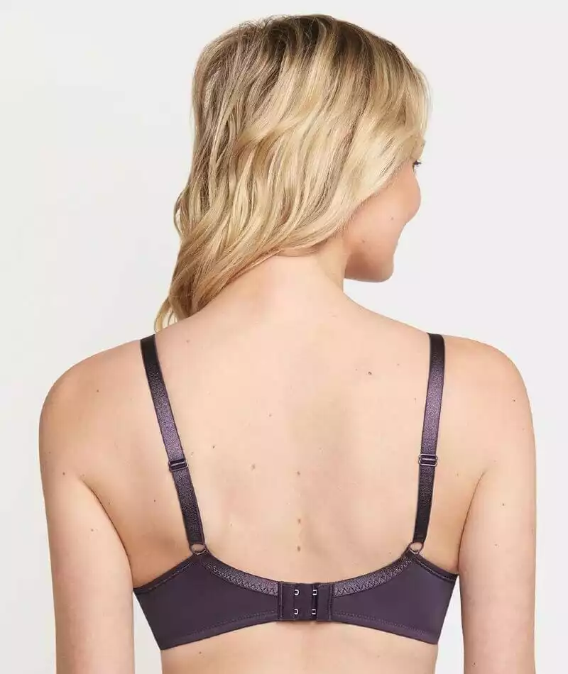 Triumph Gorgeous Luxury T-Shirt 2 Pack Bra - Tea Rose/Dark Grey 4 Triumph Gorgeous Luxury T-Shirt 2 Pack Bra - Tea Rose/Dark Grey - Image 4