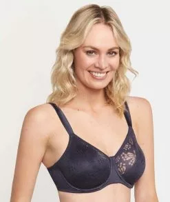 Triumph Lacy Minimizer 2 Pack Bra - Tea Rose/Dark Grey -Triumph Shop triumph lacy minimizer 2 pack bra tea rose dark grey2
