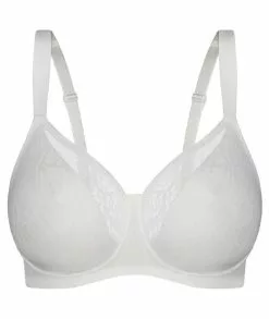 Triumph Lacy Minimizer Bra - White -Triumph Shop triumph lacy minimizer bra white 4