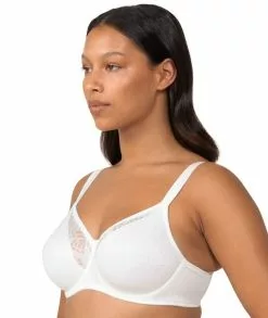 Triumph Lacy Minimizer Bra - White -Triumph Shop triumph lacy minimizer bra white 5
