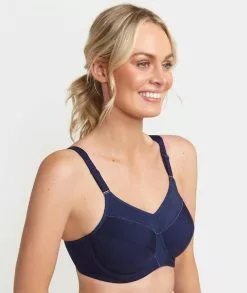 Triumph Triaction Ultra Underwired Sports Bra - Navy -Triumph Shop triumph triaction ultra underwired sports bra navy1